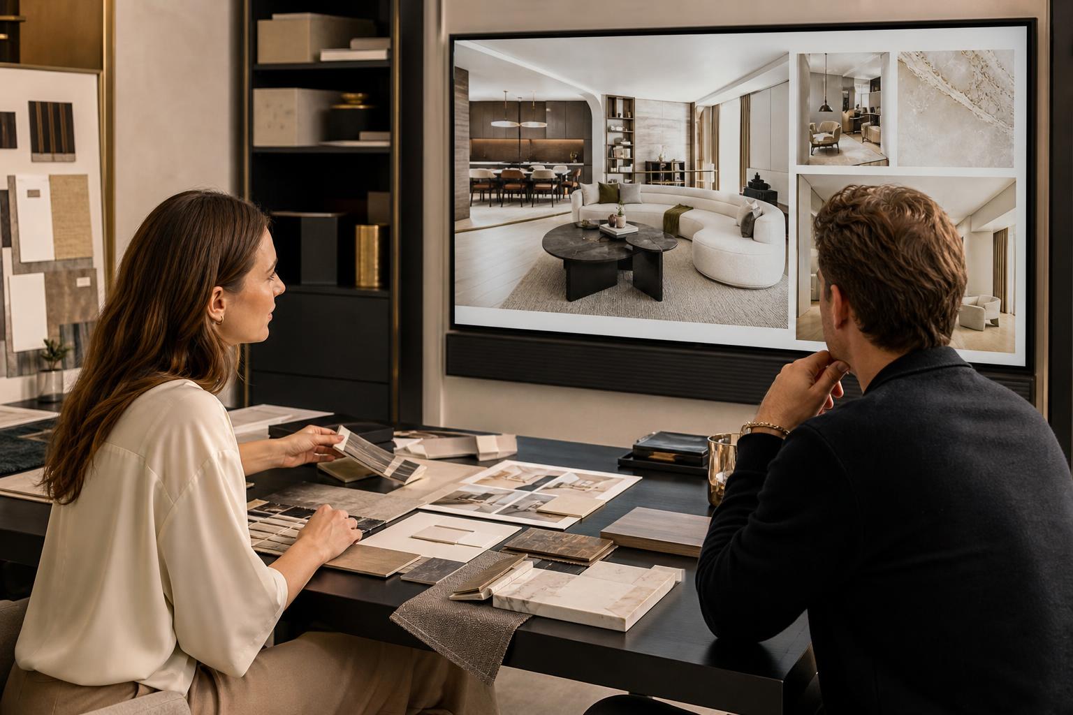 Revisione materiali prima dell'organizzazione con Design Bridge